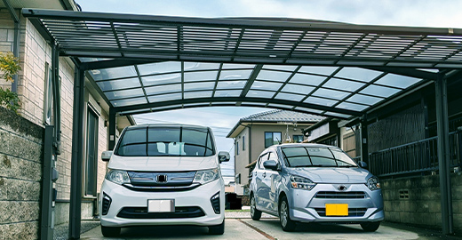 ガレージの設置